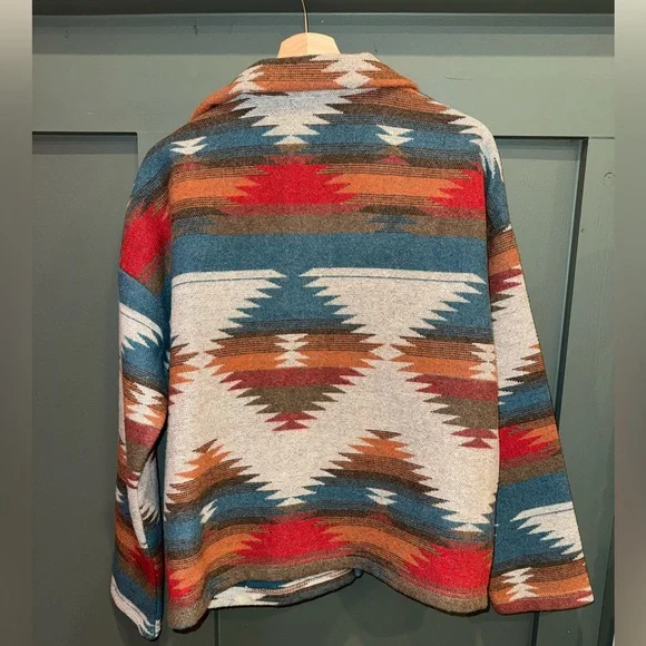Aztec Button-Up Jacket - Picture 2 of 2